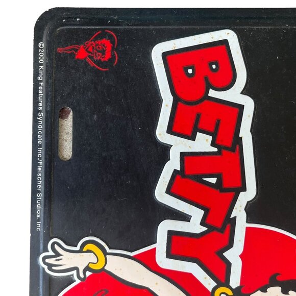 Betty Boop Booster License Plate Hearst Corporation 2000 King Features Syndicate - Picture 2 of 4